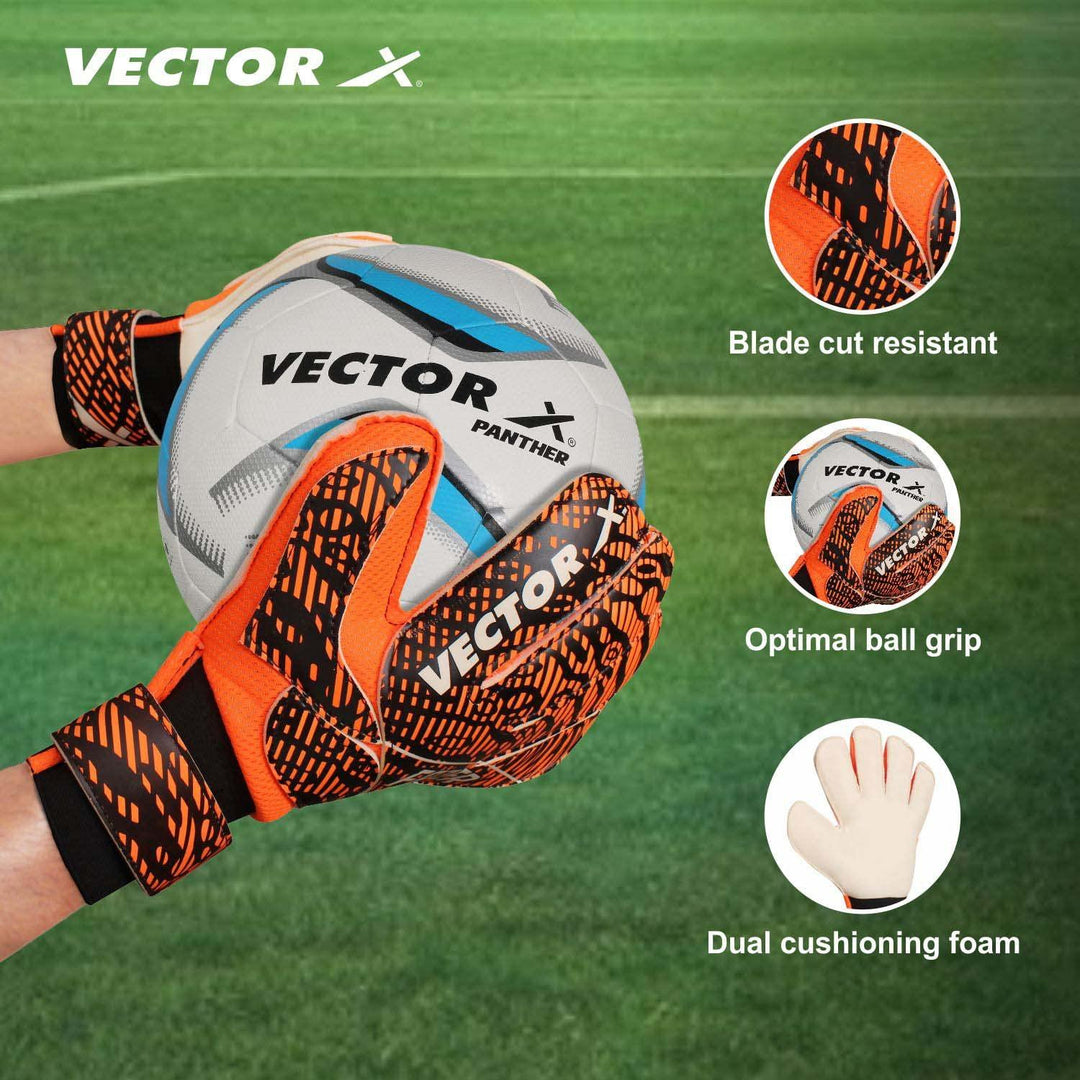 VECTOR X Fazer Goalkeeping Gloves (Orange)