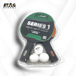 STAG GLOBAL (2024 Model) Series 1 Table Tennis Playset (2 Racquets & 3 Balls)