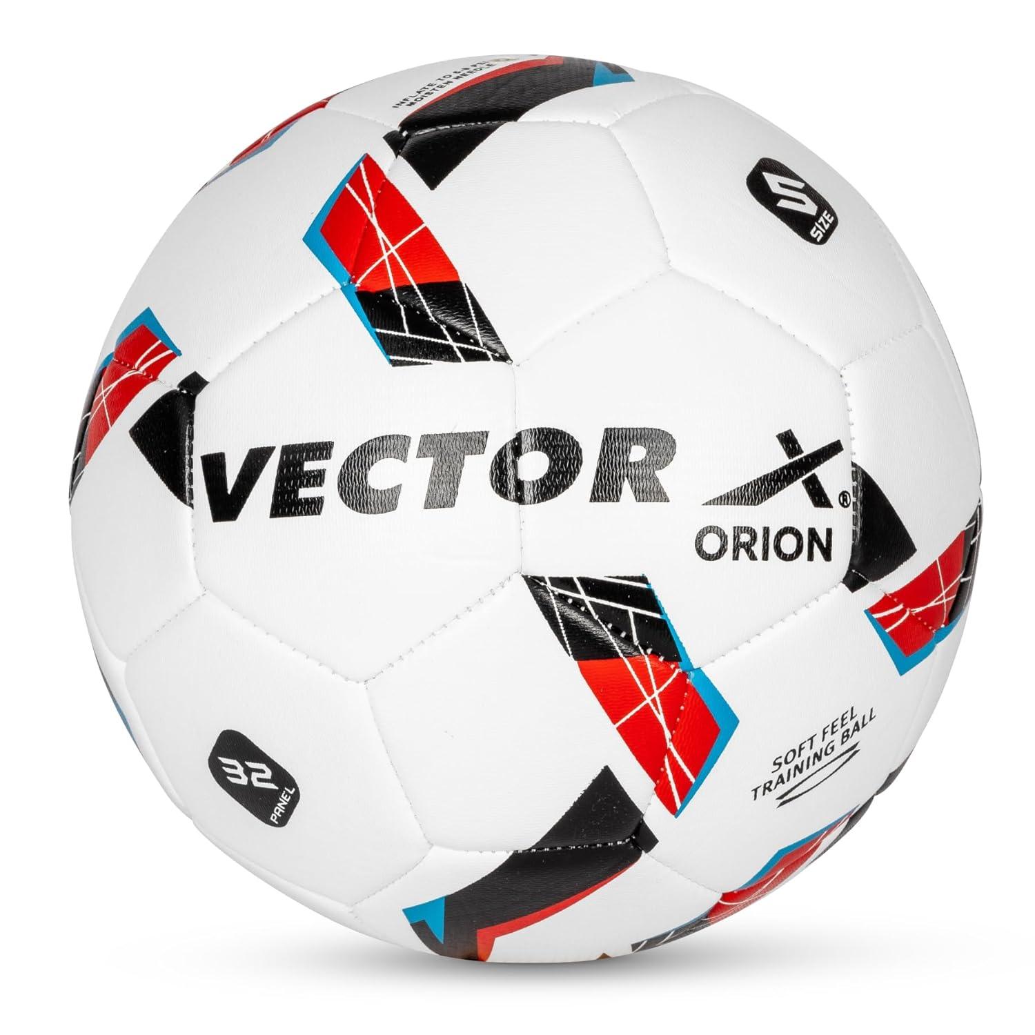 VECTOR X Orion TPU Machine Stitched | Match | Training | Practice| Professional Football - Size: 5 (Pack of 1)