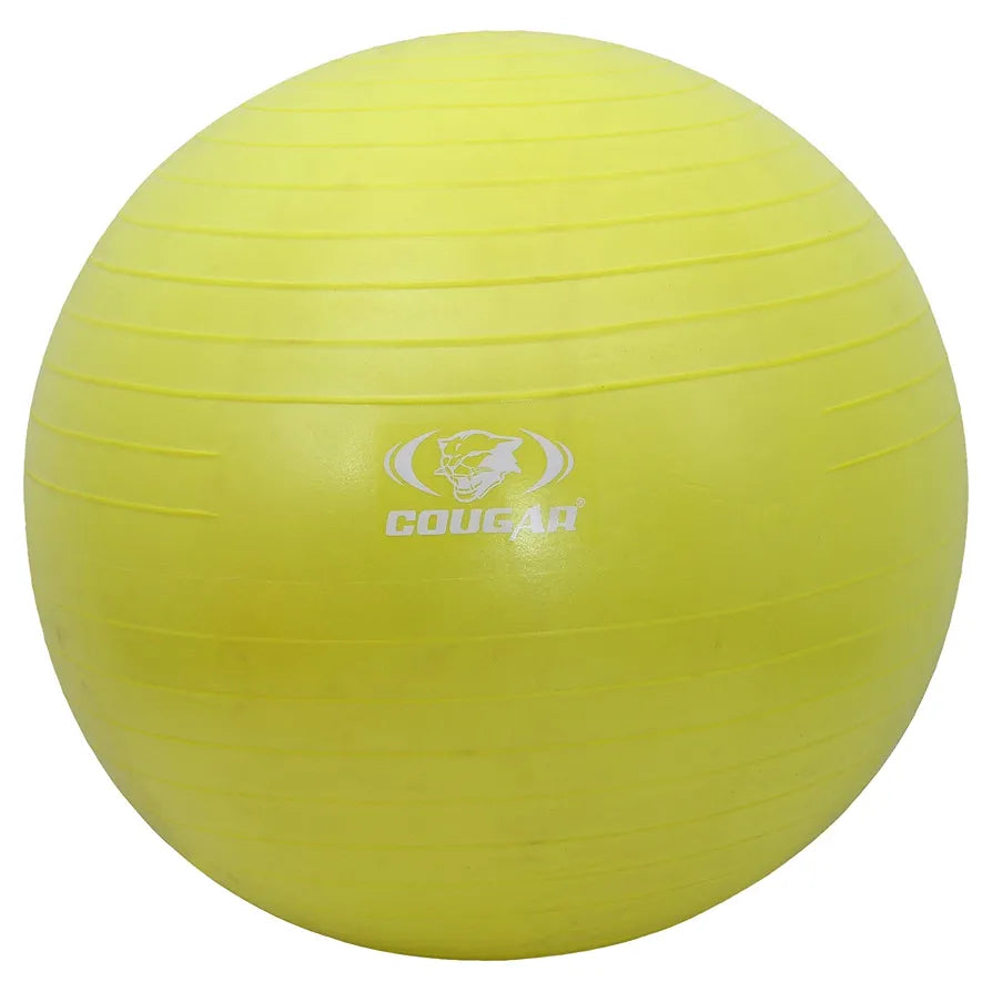 COUGAR Anti Burst Gym Ball/Swiss Birthing Stability Ball for Workout & Fitness/Yoga Ball with Foot Pump for Men/Women 