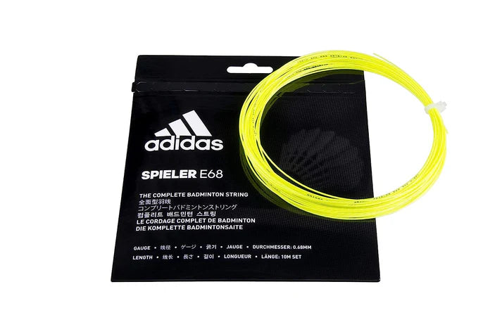 Spieler E68 Badminton String - Solar Yellow and White Adidas | KIBI SPORTS
