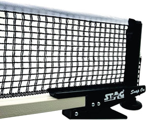 STAG GLOBAL Snap On  Table Tennis Net – Durable Cotton Net  Easy Setup & Strong Grip I.T.T.F Approved