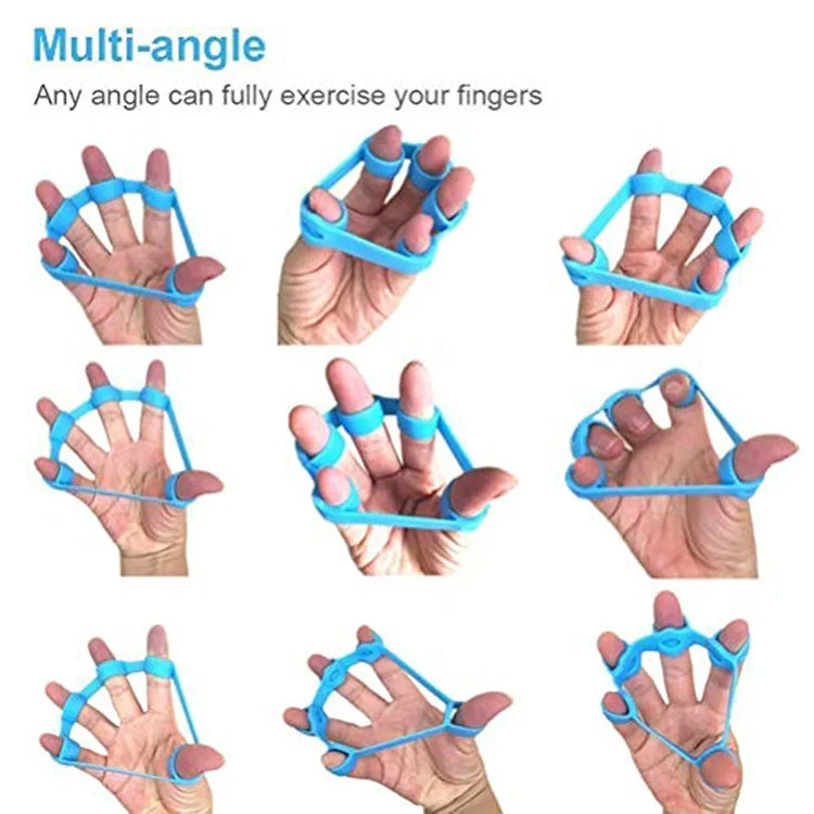 Cougar Finger Resistance Bands Finger Grip Exerciser Strengtheners Trainer Hand Resistance Bands for Forearm Exercise/Guitar Finger Pack of 3 Pieces
