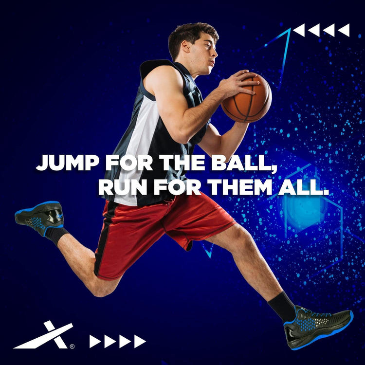 VECTOR X Cosmic Basketball Shoes For Men (Blk-Orng)