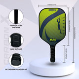 STAG GLOBAL Carbon X Pickleball Bat with 3 Balls and Cover |  12mm Pickleball Paddle