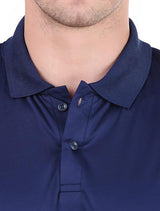 Vector X OMT-247 Men's Solid Sports Polo Coller Neck T- shirt