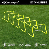 COUGAR Agility Eco Hurdle, Step Speed Soccer Training Hurdles,PVC Tube Built Agility Hurdles for Field Training and Speed Coordination Size: 24", 