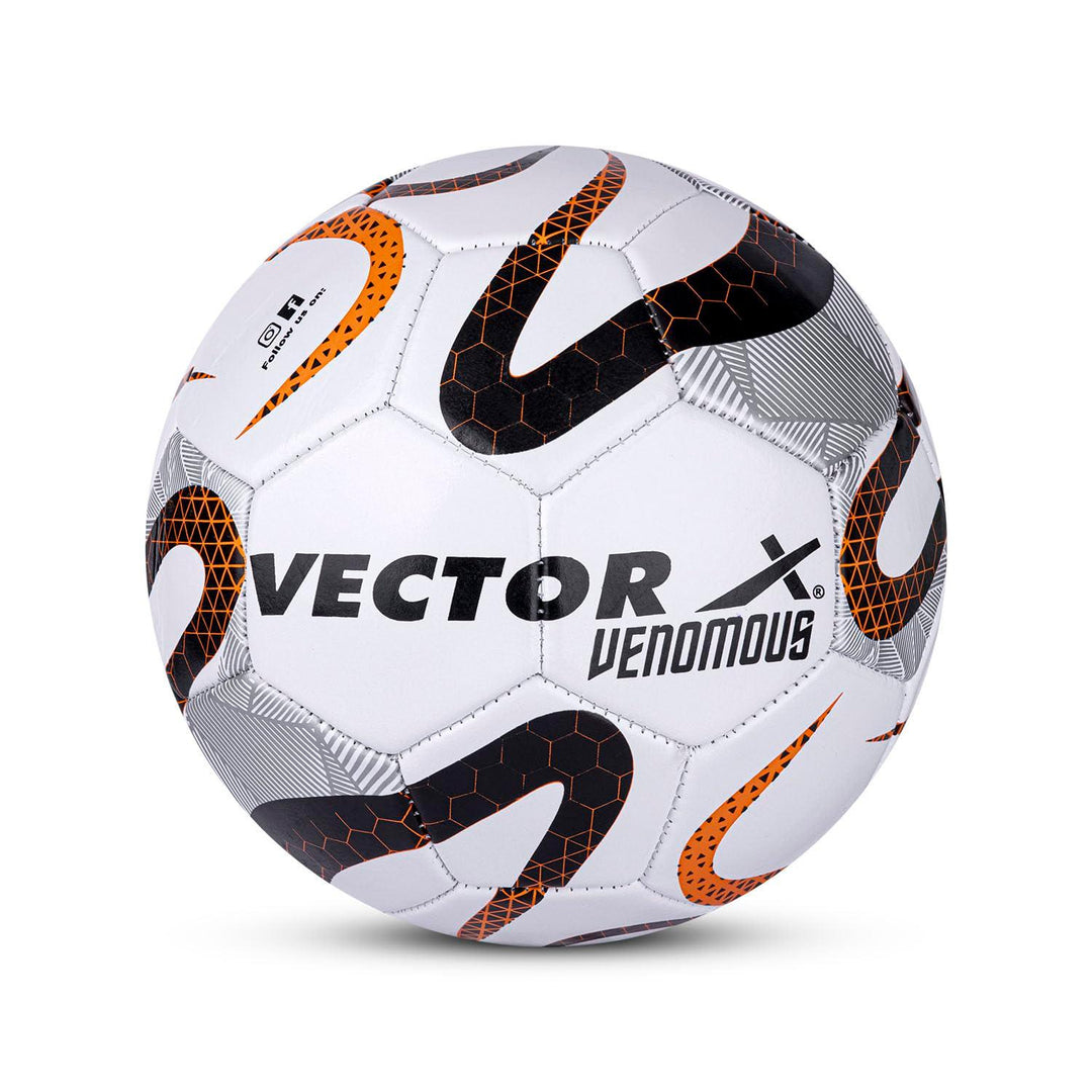 VECTOR X VENOMOUS Machine Stitched With Pump Football - Size: 5 (Pack of 1)