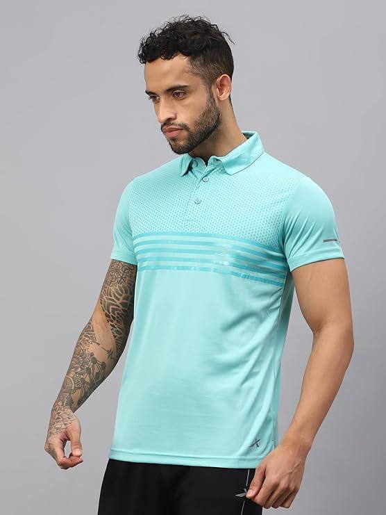 VECTOR X OMT-258 Men's Water Printed Polo T-Shirt