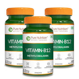 Vitamin B12 Methylcobalamin - 60 Vegetarian Tablets | Supports Energy and Overall Wellness for Men and Women