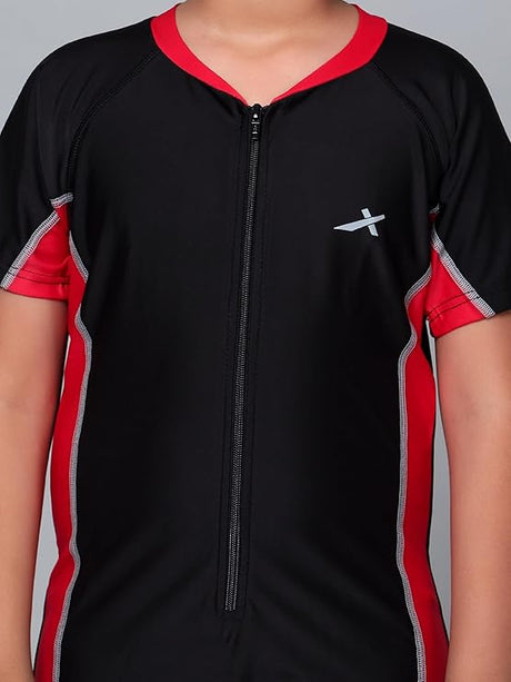 VECTOR X Zaggar Swimming/Cycling Suit Self Design Boys & Girls Swim-dress Swimsuit