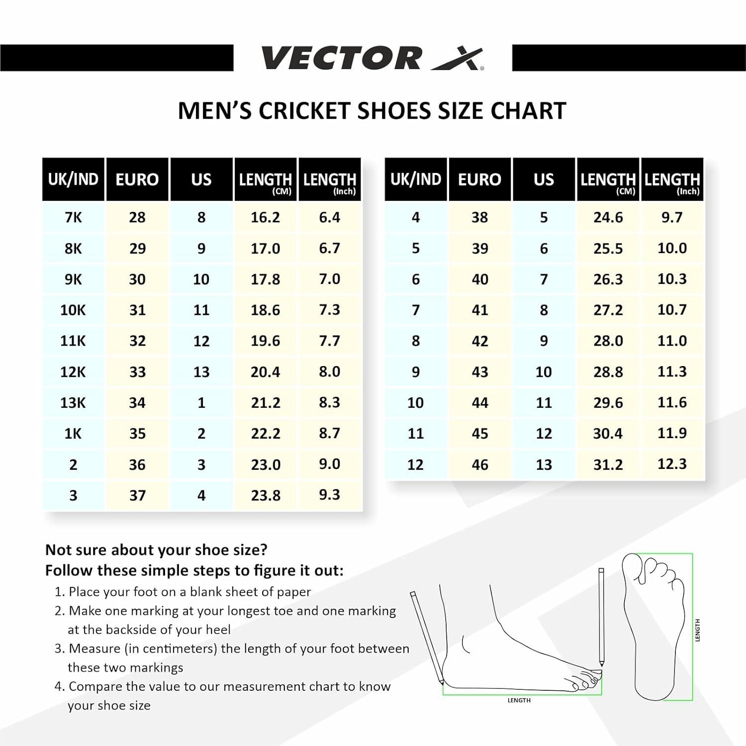 VECTOR X Blaster Cricket Shoes For Men
