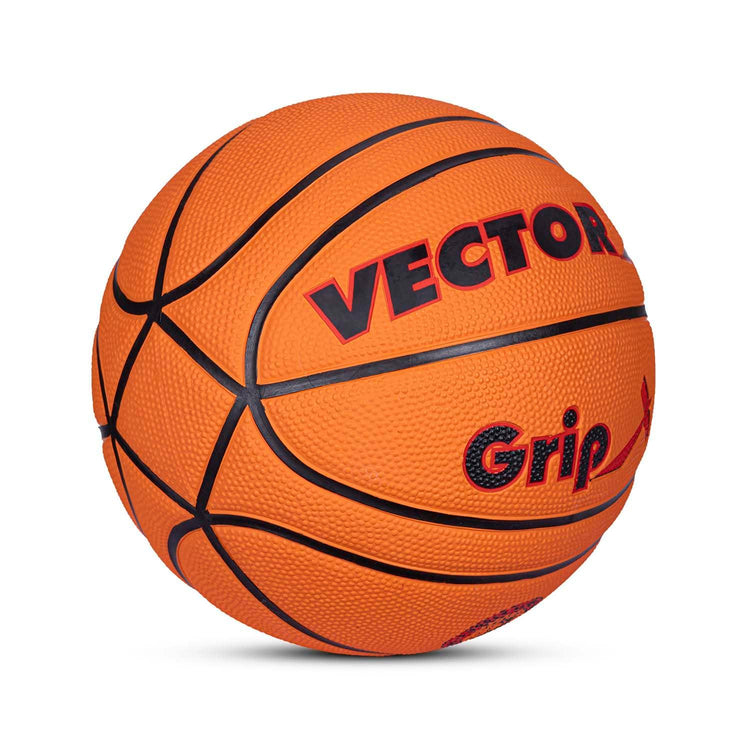 Vector X GRIP X Cellular 14 Panels Basketball with Free Air Needle (Color : Orange)