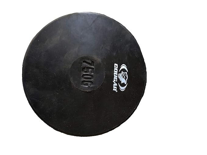 Cougar Black Rubber Discus Throw | Kibi Sports