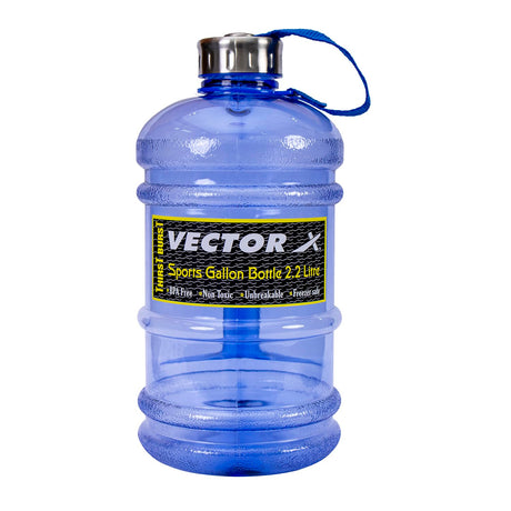 Vector X Sports Water Bottle for Gym, Protein Shaker Bottle, Gallon Water Bottle (2.2 LTR) BPA-Free, Unbreakable, Freezer Safe
