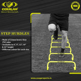 Cougar Agility Eco Hurdle, Step Speed Soccer Training Hurdles, Sizes: 18", 