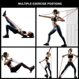 KAKSS Resistance Tube, Toning Tube with Door Anchor Tube Exercise Bands for Stretching | Exercise Workout Rubber, Toning Tube | Strength Training, Crossfit, Pilates
