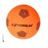 COUGAR Fun Ball for Indoor Play | Lightweight PVC Football with Thick Material and Long Air Retention | No Bladder Training Ball for Kids Size 1 and Recreational Use