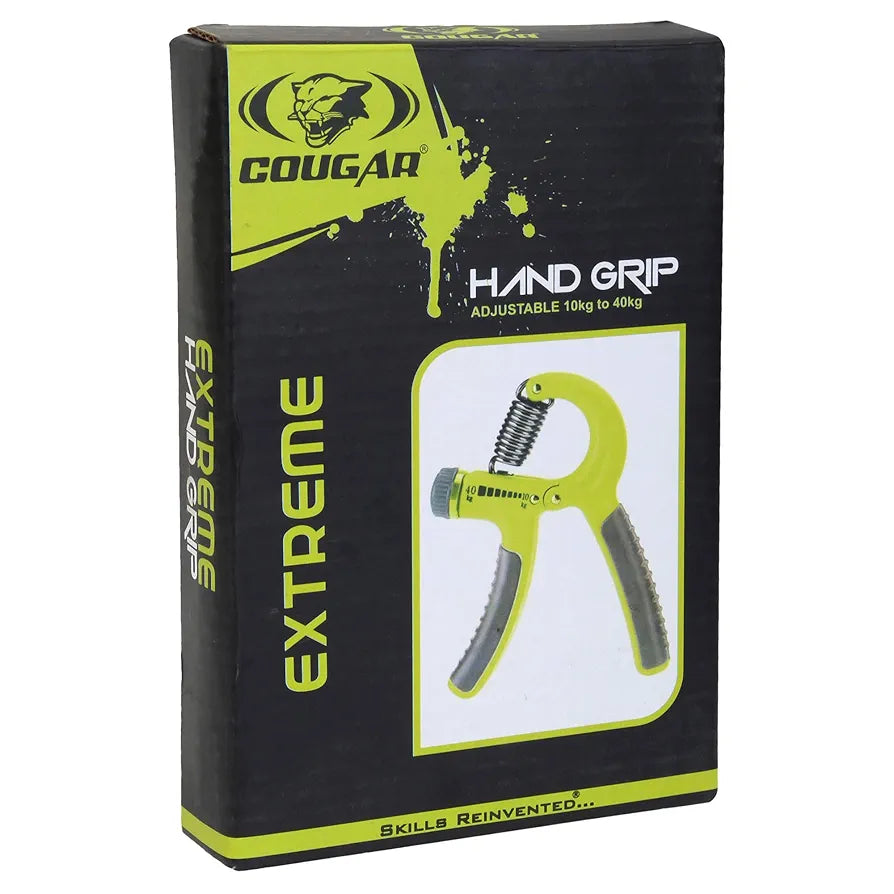 Cougar Xtreme Adjustable Hand Grip Strengthener for Forarm Exercise & Strength for Men/Women, Neon Color