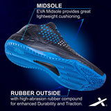 VECTOR X Cosmic Basketball Shoes For Men (Blk-Orng)