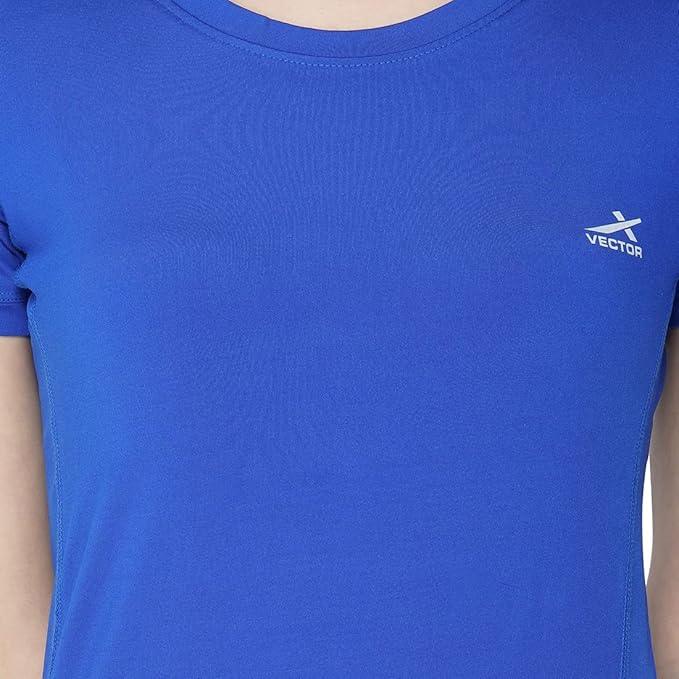 Vector X OGT-107 Girls Round Neck 4-Way Stretch T-Shirt(Orchid-Pink-XXL)