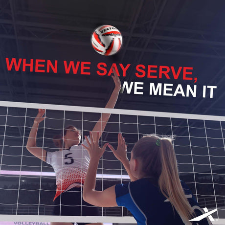 Vector X Flame Hand sewn Volleyball With Pump (18panels)