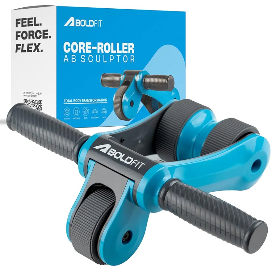 Boldfit Abs Roller for Men & Women Stomach Home Workout, Gym