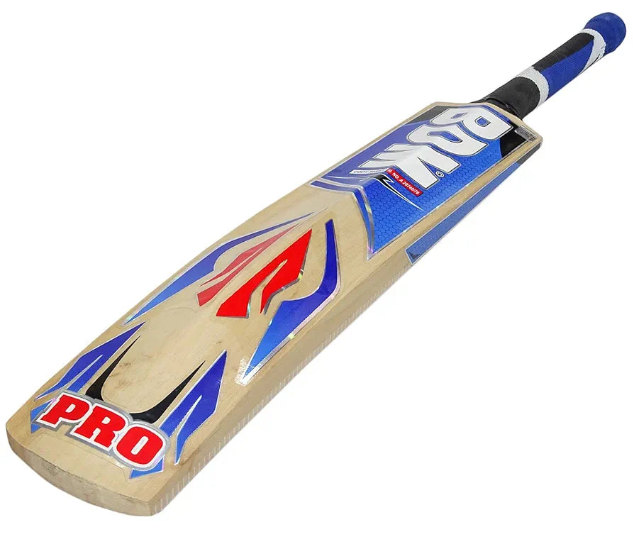BDM Pro Multi - Piece Cane Handle Kashmir Willow Wood Cricket Bat Carry Case Adult Size - Choose Weight