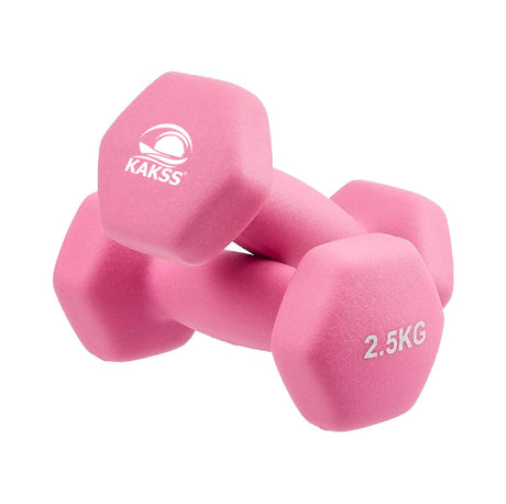 KAKSS Neoprene Dumbbell, Set of 2pcs (Proudly Made In India) | Kakss Exporters (Kakss Fitness)