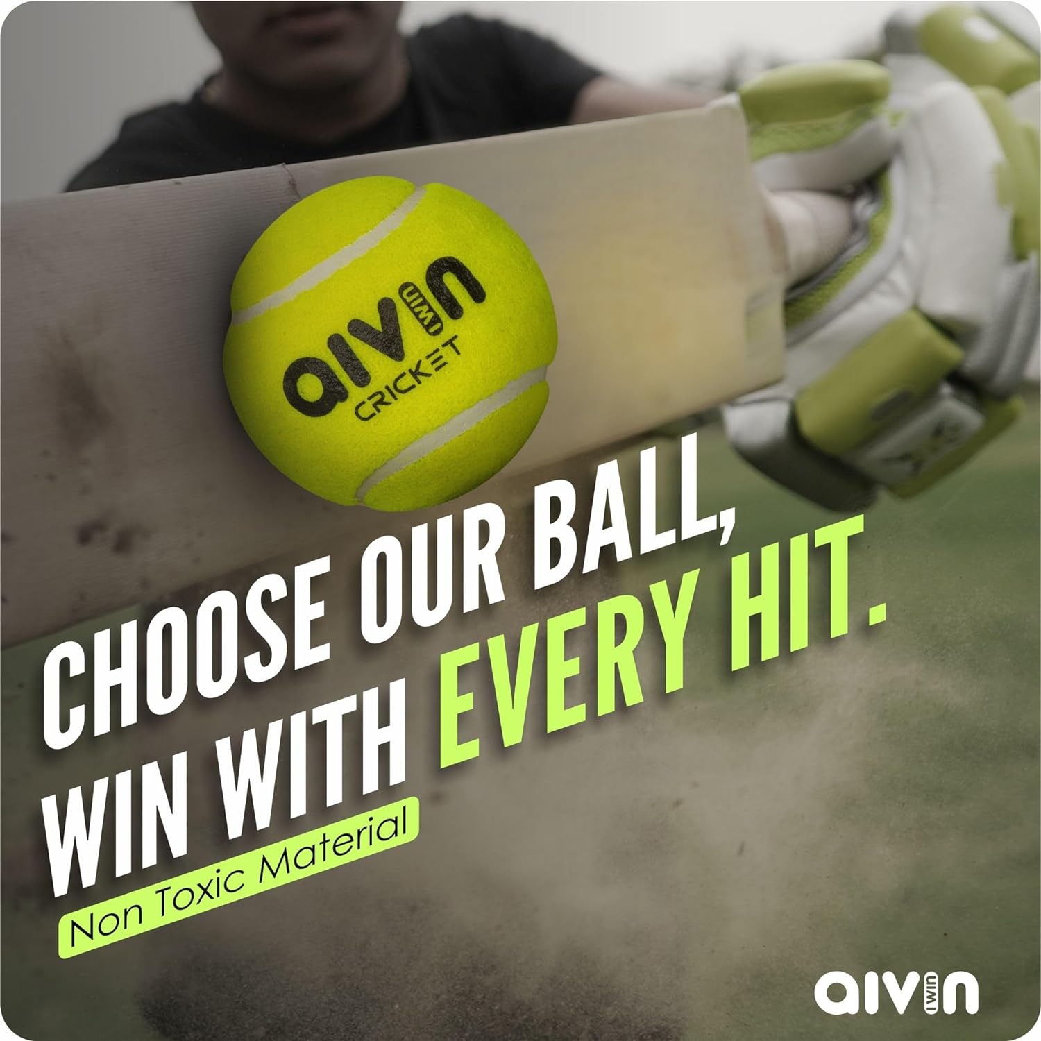 AIVIN Speed High Bounce Tennis Cricket Ball (1)