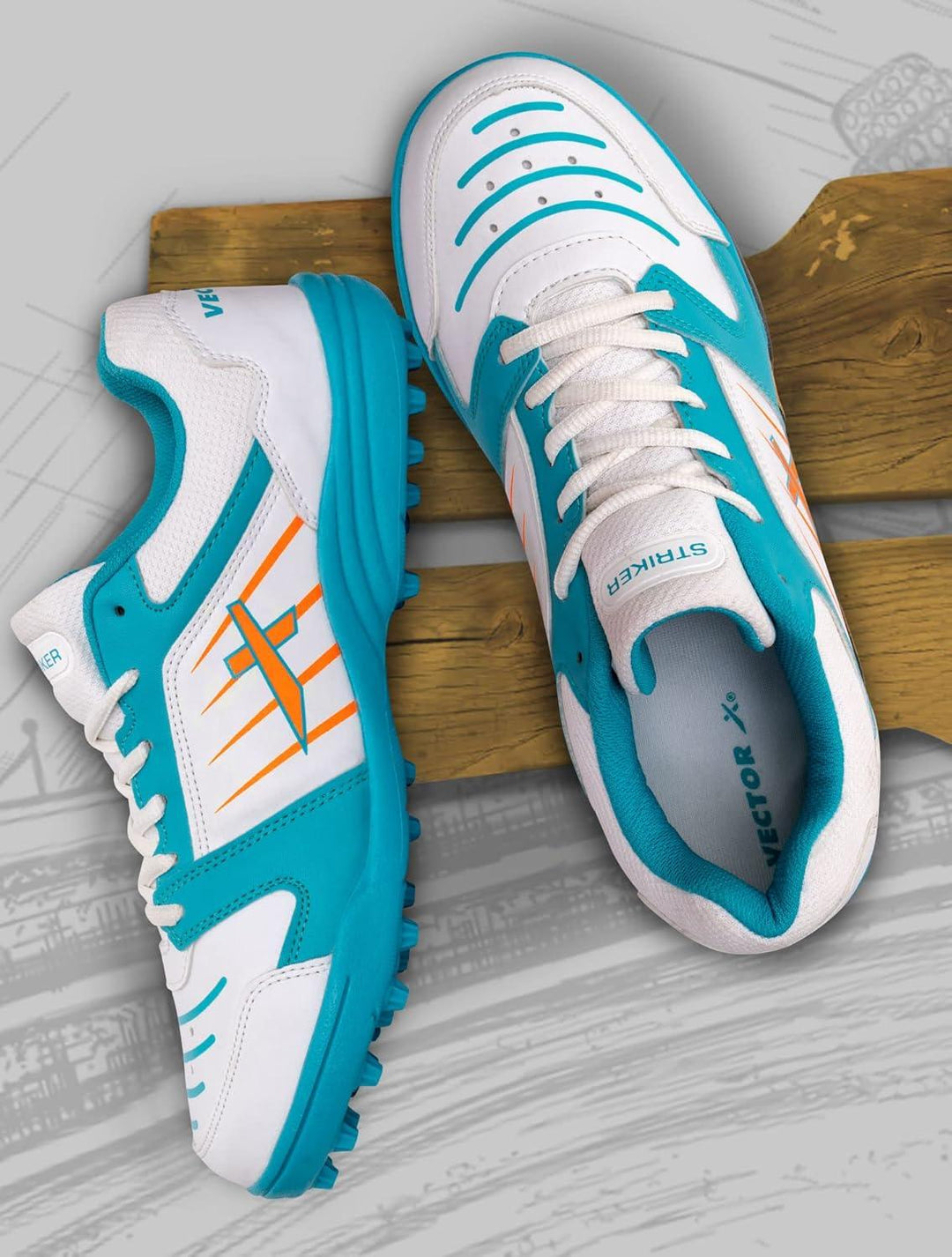 VECTOR X Striker Cricket Shoes For Men