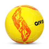 Aivin Brazil Machine Stitched Football Game, for Training, Match, Sports, Playing, Outdoor Ball, Durable & Water Resistance Football for Practice, 32 Panel, Size-5 (Yellow)