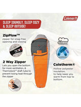 COLEMAN Silverton 150 Sleeping Bag ( Extreme: -22°C, Limit: -5°C, Comfort: +1°C )