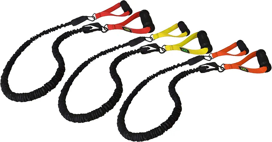 COUGAR Latex New Pro Toning Tube Resistance Band Set with Handles 