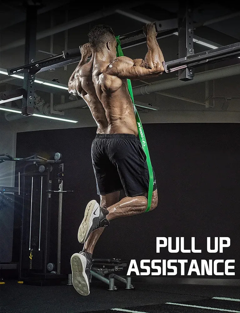 Cougar Resistance Band Pull Up Assist Power Band for Workout, Muscle Tone, Weight Loss Exercises & Body Powerlifting 