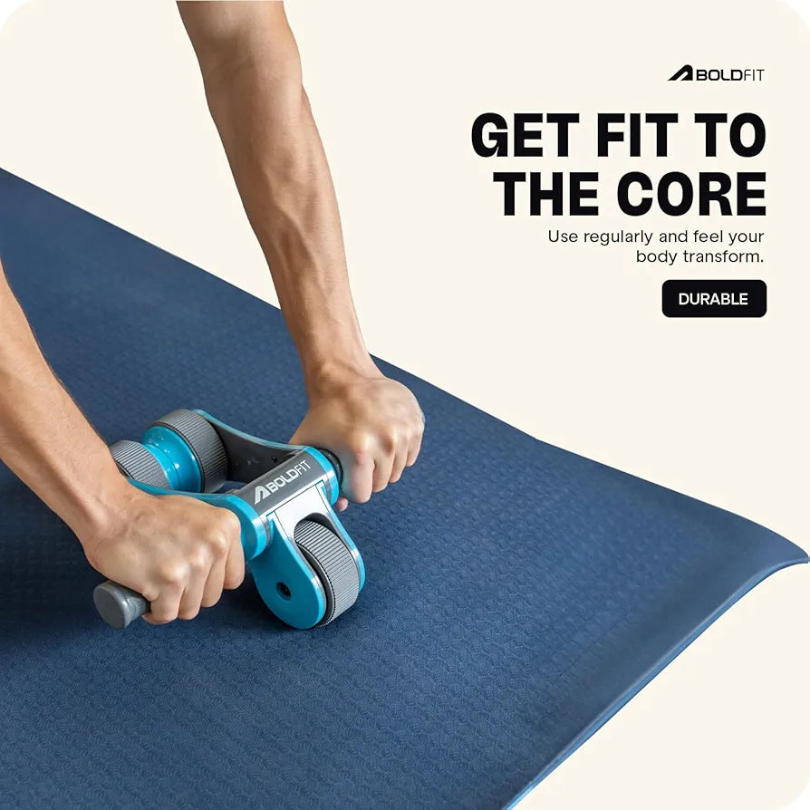 Boldfit Abs Roller for Men & Women Stomach Home Workout, Gym