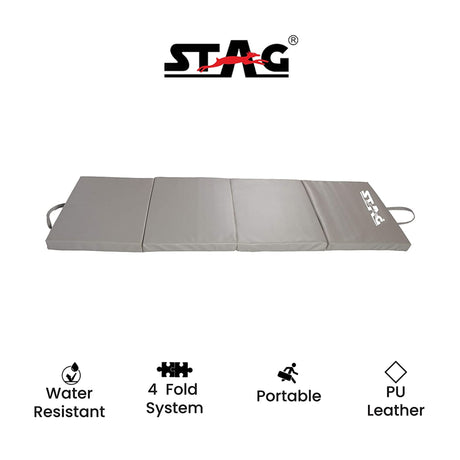 STAG GLOBAL Foldable Yoga Mat, Thickness : 10MM