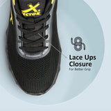 VECTOR X Fighter Training & Gym Shoes For Men (Black)