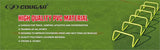 Cougar Agility Eco Hurdle, Step Speed Soccer Training Hurdles, Sizes: 18", 