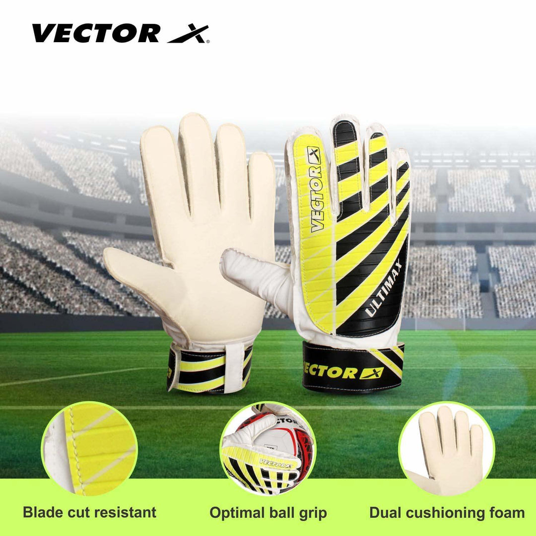 VECTOR X Ultimax Goalkeeping Gloves (Multicolor)