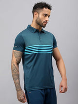 VECTOR X OMT-258 Men's Water Printed Polo T-Shirt