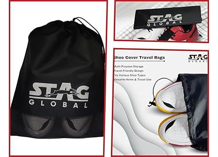 STAG GLOBAL Pack of 5 Shoe Cover | Travel Bags | Ultimate Protection | Organization for Your Footwear