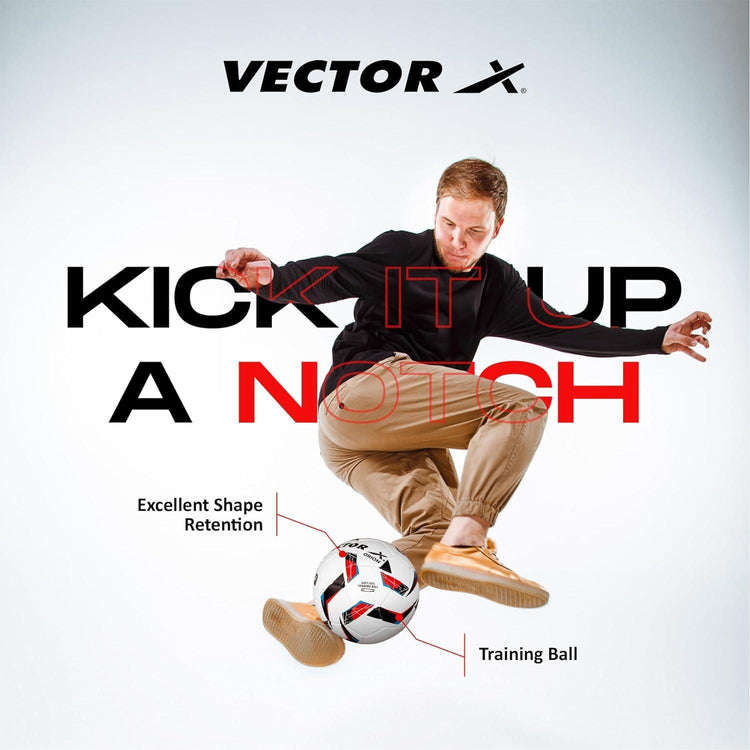 VECTOR X Orion TPU Machine Stitched | Match | Training | Practice| Professional Football - Size: 5 (Pack of 1)