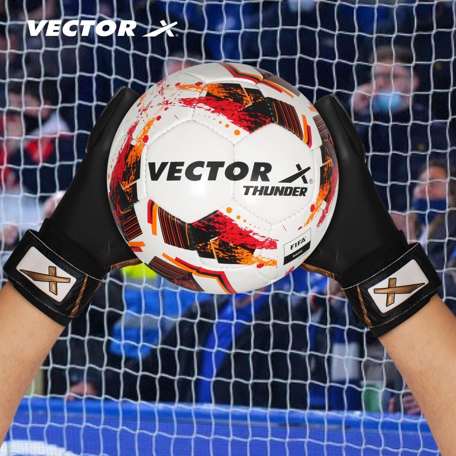 VECTOR X Torando Goalkeeping Gloves (Black, Gold)