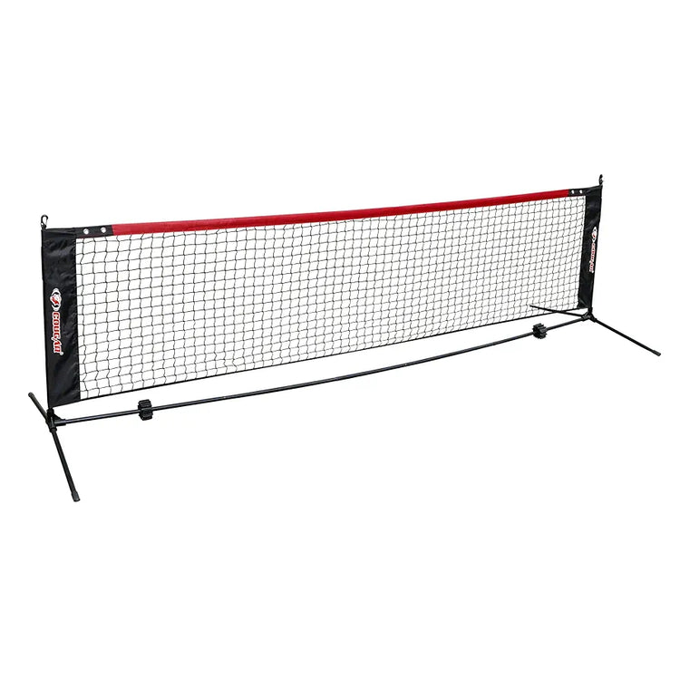 COUGAR Mini Tennis Net 3 Meter Set with Steel Frame Fully Collapsible Easy to Assemble Portable Sports Net for Kids Adults Indoor Outdoor Training Includes Carry Bag
