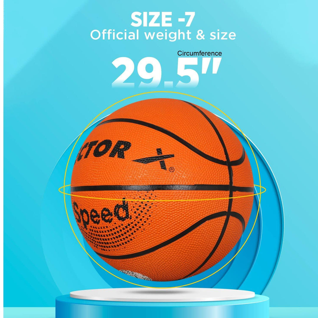 Vector X SPEED Basketball with Free Air Needle with Pump  (Size-7)