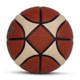 Vector X Supreme Basketball Fedration of India Official Match Ball | 14 Pannels | Rubberised Bladder | Professional Basketball