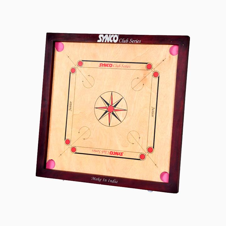 Synco Club Series Junior 24 inch Carrom Board for Kids and Adults