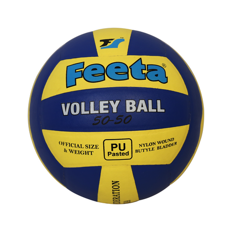Fenta Sports 50-50 Volleyball (Yellow & Blue) | Fenta / Variety Enterprises