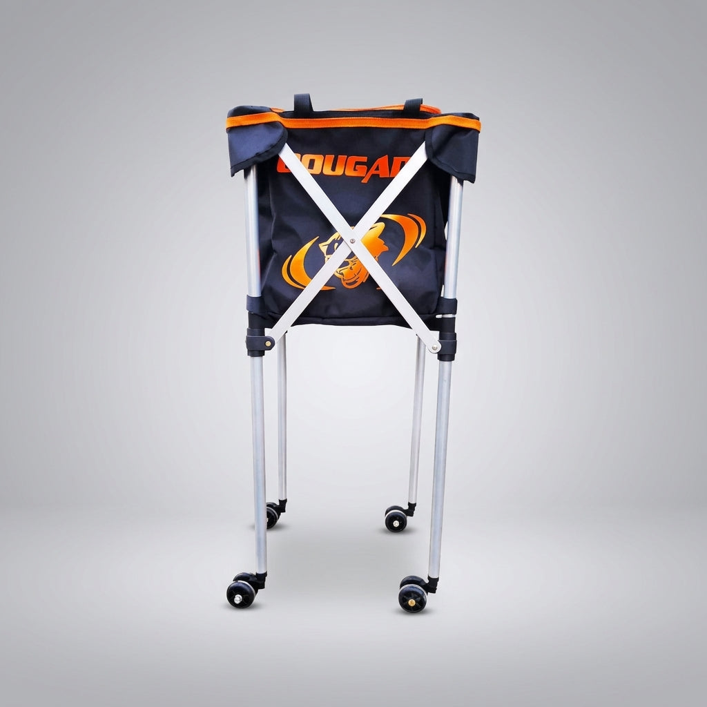 COUGAR Tennis Ball Travel Cart – 150 Ball Capacity with Detachable Nylon Bag | Kibi Sports - bg-swap